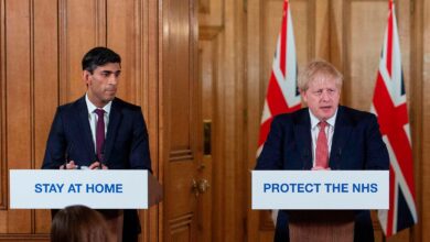 Rishi Sunak and Boris Johnson