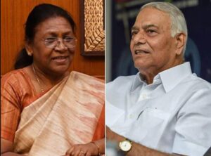 Draupadi Murmu and Yashwant Sinha