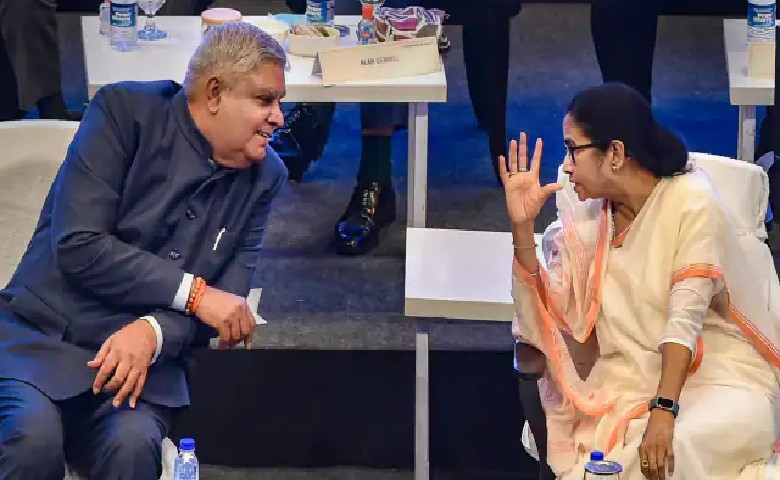 jagdip dhankhad with mamata benergee