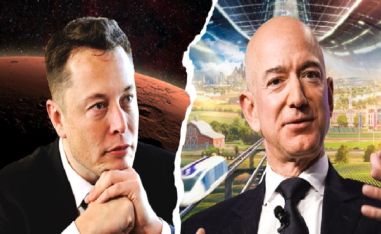 Jeff Bezos-Elon Musk