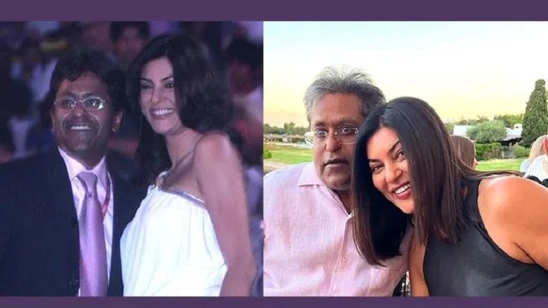 Lalit Modi and Sushmita Sen