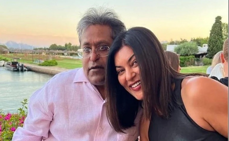 Lalit Modi and Sushmita Sen