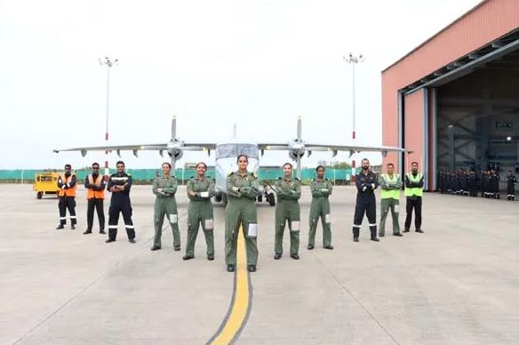 Indian Navy’s all-woman aircrew