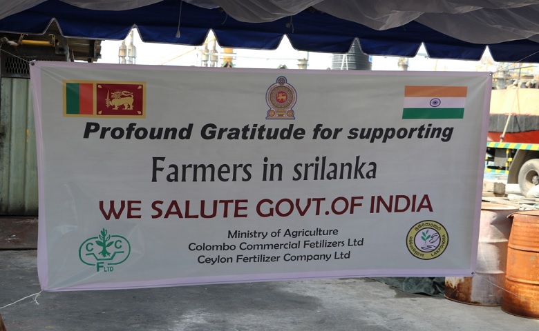 India hands overfertilizer to Sri Lanka