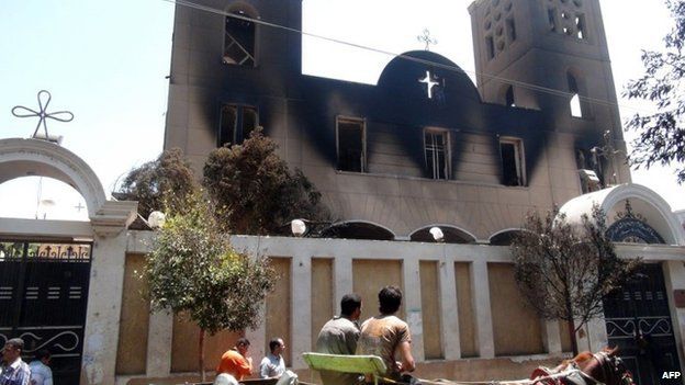 Egypt-Coptic-Church-Fire