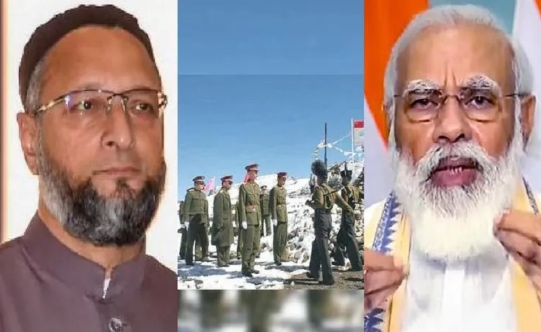 Asaduddin Owaisi and PM Modi