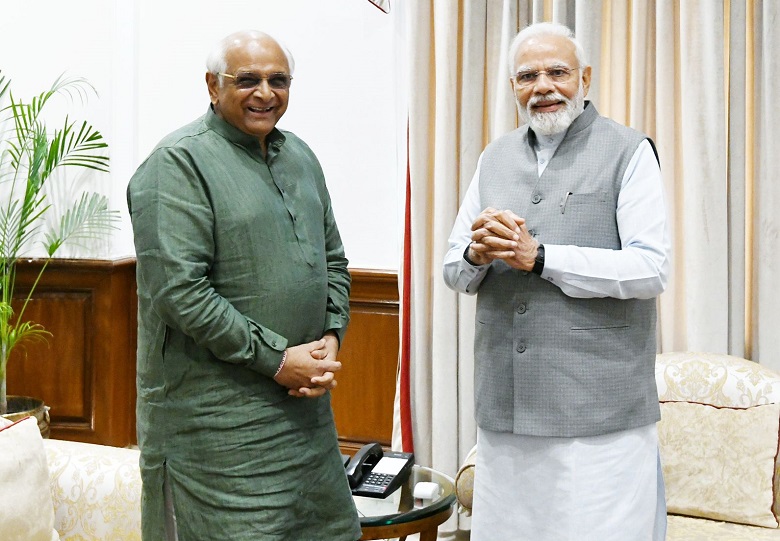 Bhupendra Patel With PM