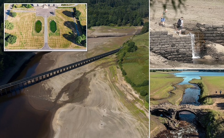 Britain’s rivers drying up due to heatwave