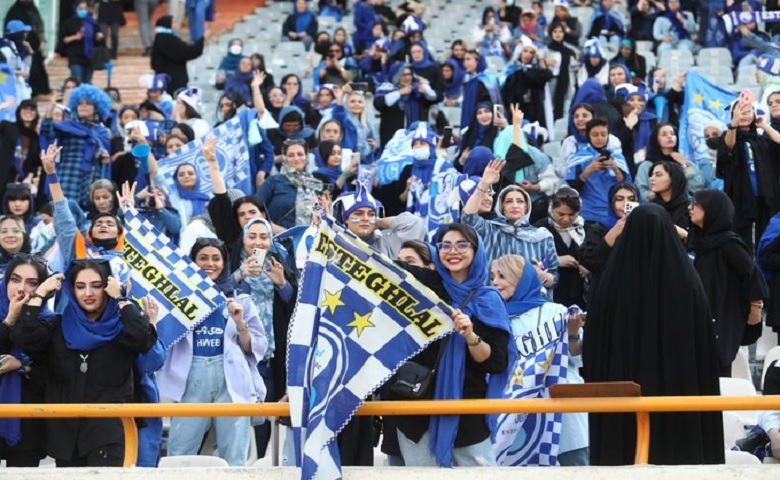 Iranian Women Entry in Sports' Stadium