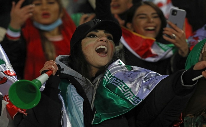 Iranian Women Entry in ' Stadium