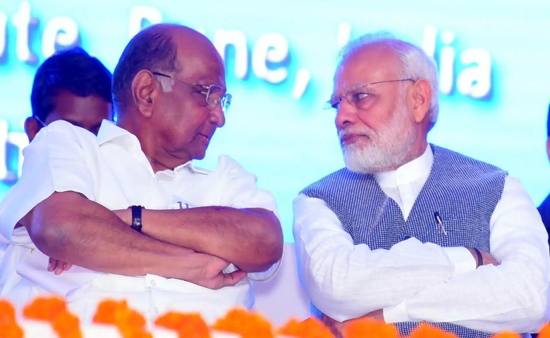 Sharad Pawar and PM Modi