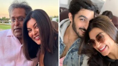 Sushmita with ex-boyfriend Rohman Shawl