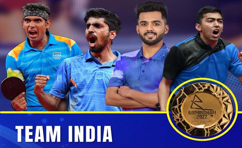 TABLE TENNIS GOLD MEDAL INDIA CWG 2022