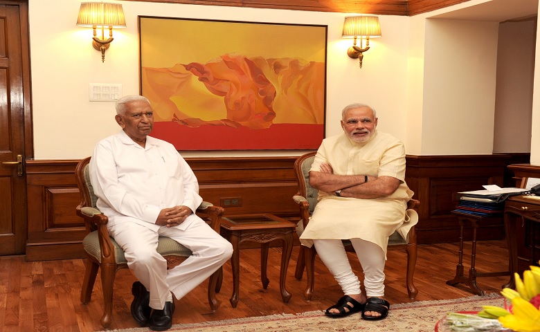 Vajubhai Vala and PM Modi