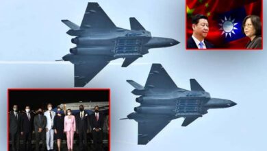 china fighter plane taiwan nensi pelosi america war