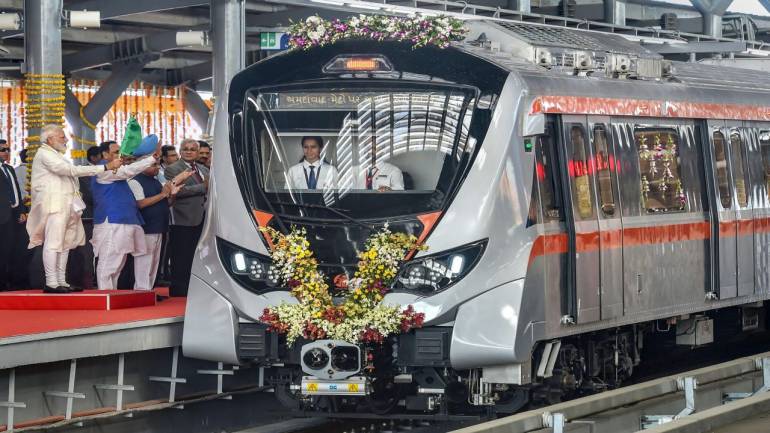 Ahmedabad Metro Train