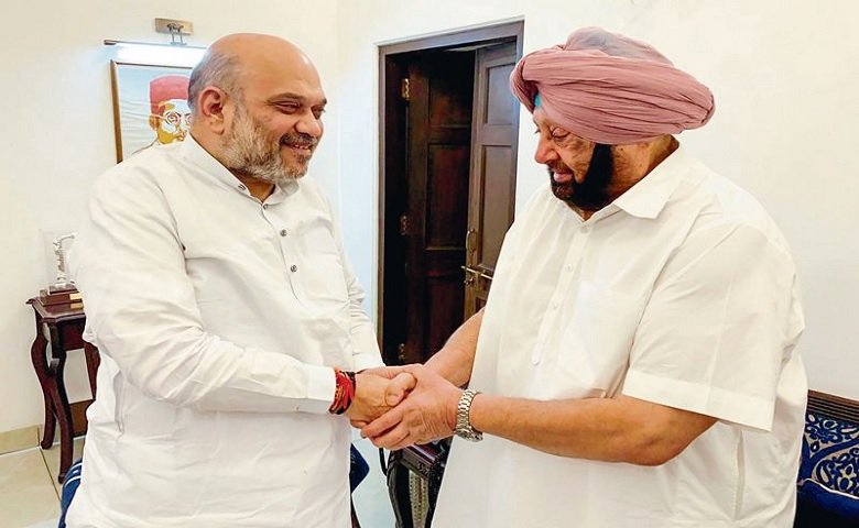 Amarinder Singh Meets Amit Shah