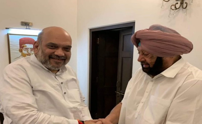 Amarinder Singh Meets Amit Shah