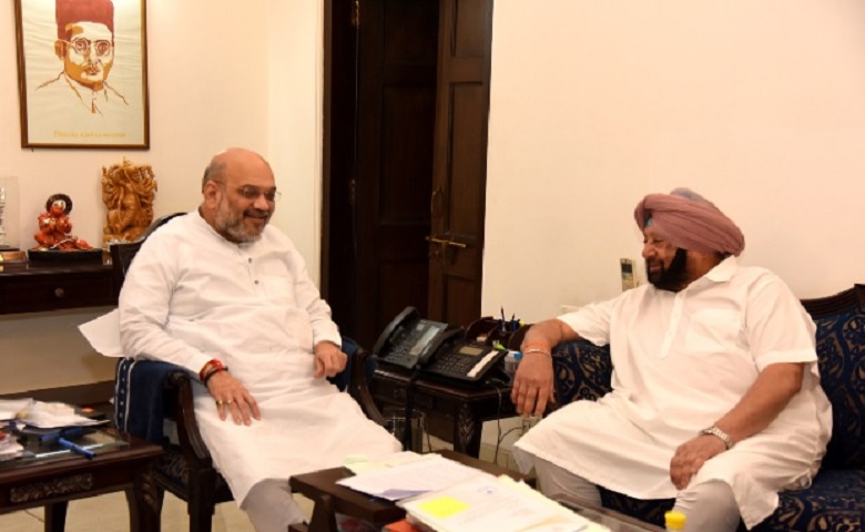 Amarinder Singh Meets Amit Shah