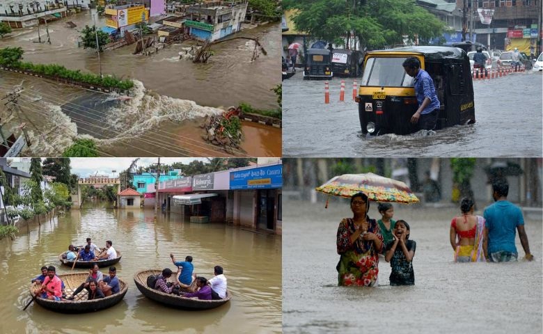 Heavy rainfall in india