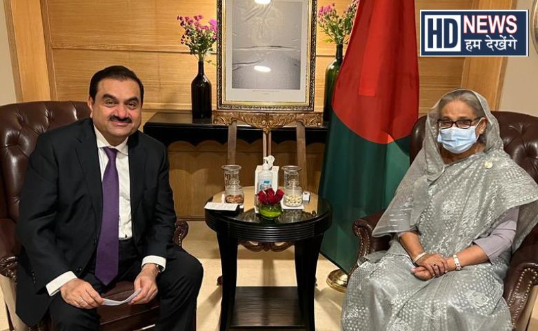 Gautam Adani With Bangladesh PM