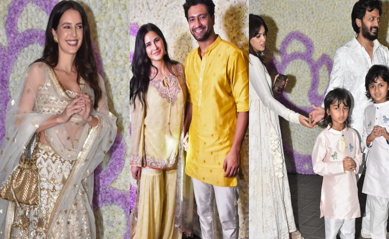 Katrina Kaif-Vicky Kaushal at Salman's home