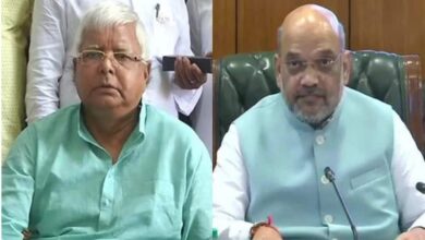 Lalu Prasad Yadav and Amit Shah