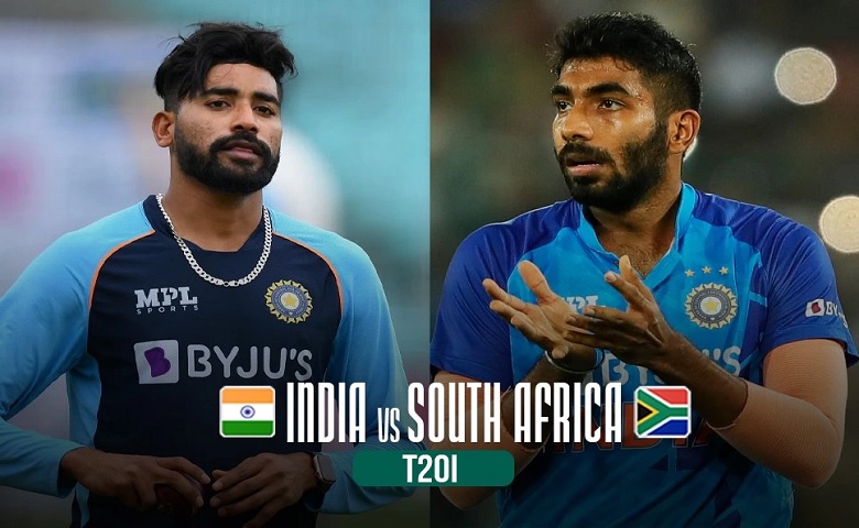 Mohd. Siraj and Jasprit Bumrah