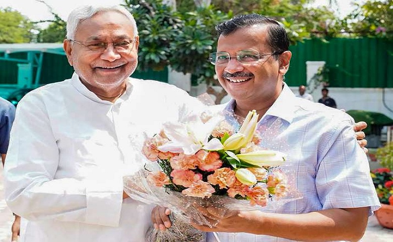 Nitish Kumar and Arvind Kejriwal