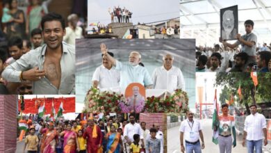 PM Modi Road Show in Surat