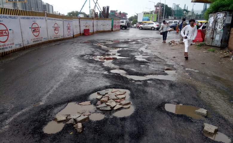 Pits in Ahmedabad city