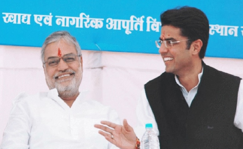 Sachin Pilot and CP Joshi