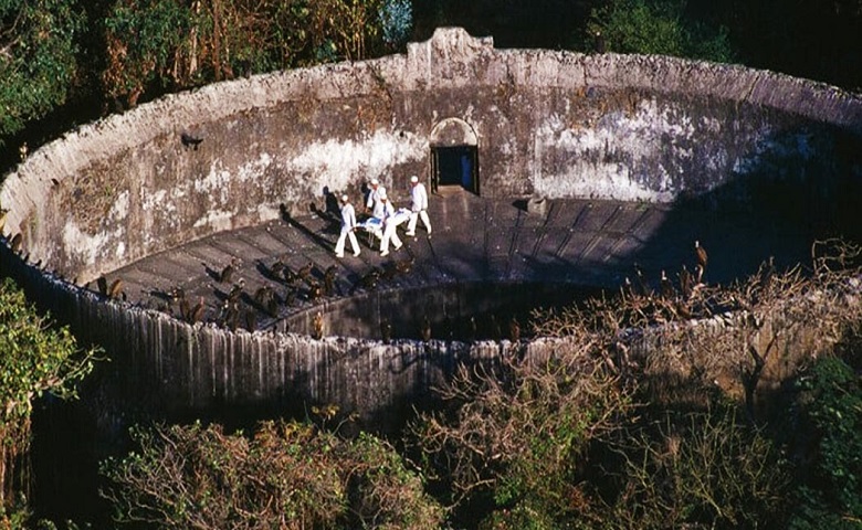 The Parsee cremation place in mumbai