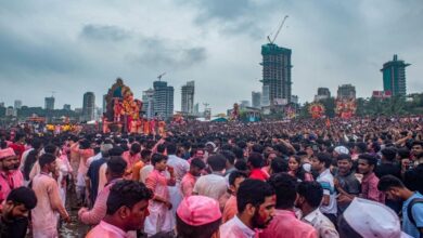 immersion of Ganesh idols