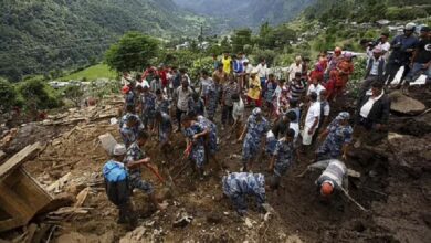 land slide in Nepal