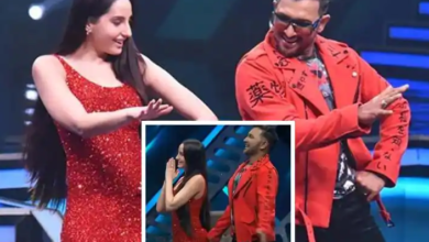 Terence Lewis and Nora Fatehi