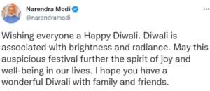 PM Modi Diwali 