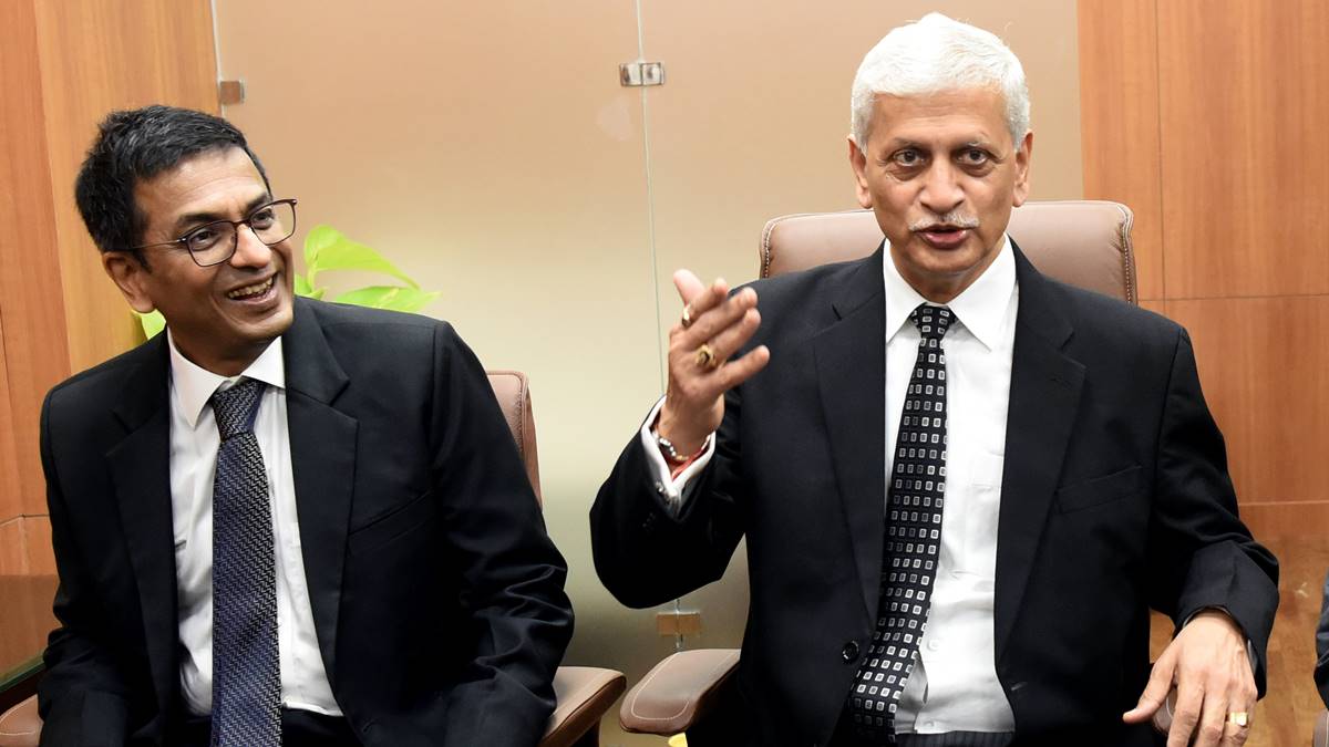 CJI Justice Uday Umesh Lalit and Justice DY Chandrachud