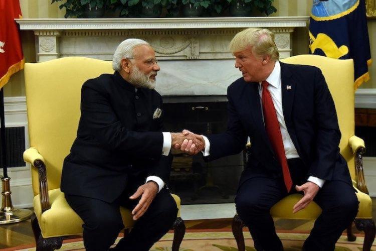 pm modi and donald trump 