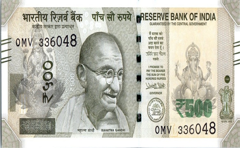 Ganesh and Laxmi Photos On Currency