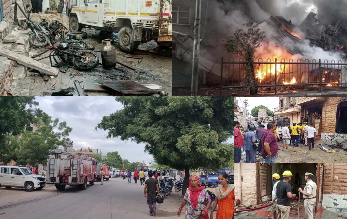 Gas cylinder explosion in jodhpur