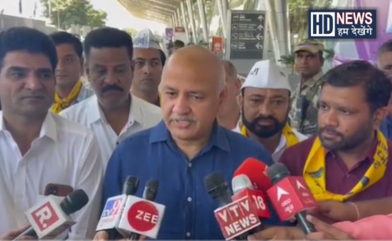 Manish Sisodia in Gujarat Hum Dekhenege News