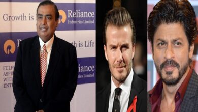 Mukesh Ambani, David Beckham and Shahrukh khan