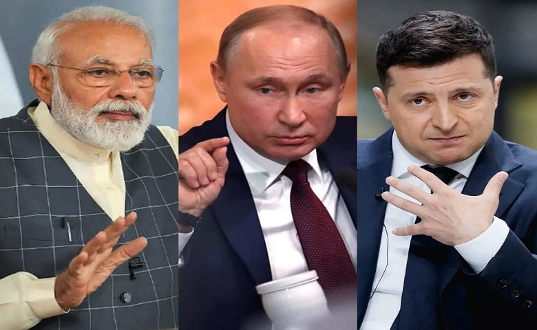 PM Modi and Zelensky and Putin