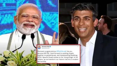 Prime Minister Modi congratulated Rishi Sunak on becoming the Prime Minister of Britain