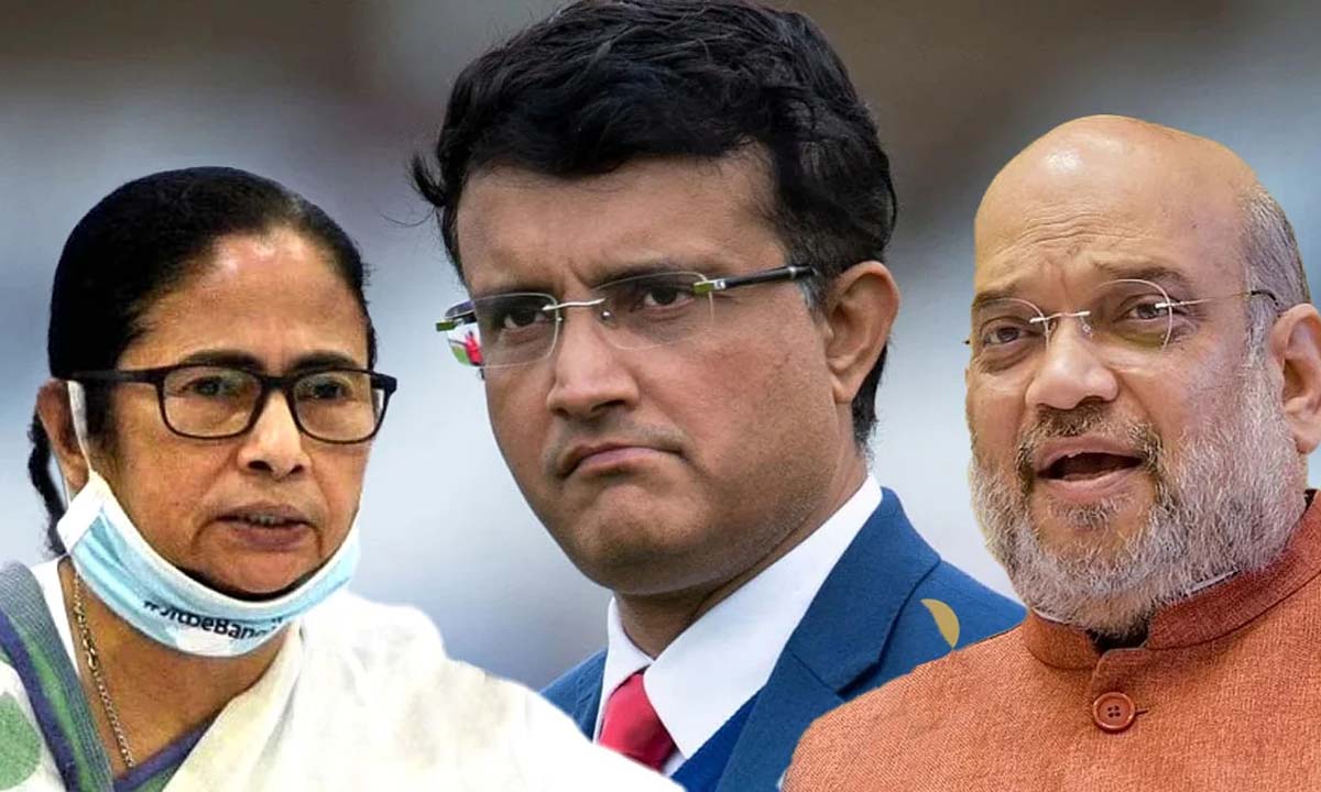 Sourav Ganguly MamtaBenerjee Amit shah