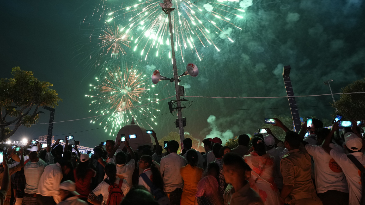 India Hindu Festival Diwali Celebration