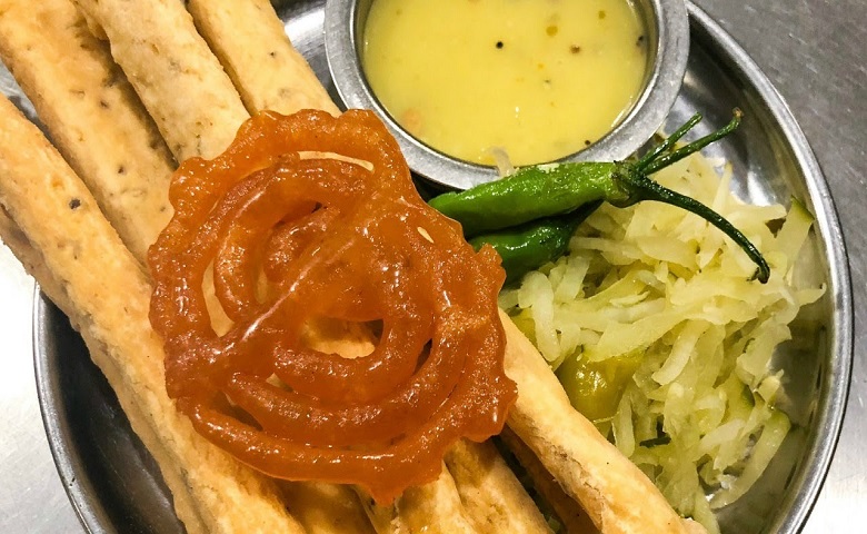 fafda and jalebi