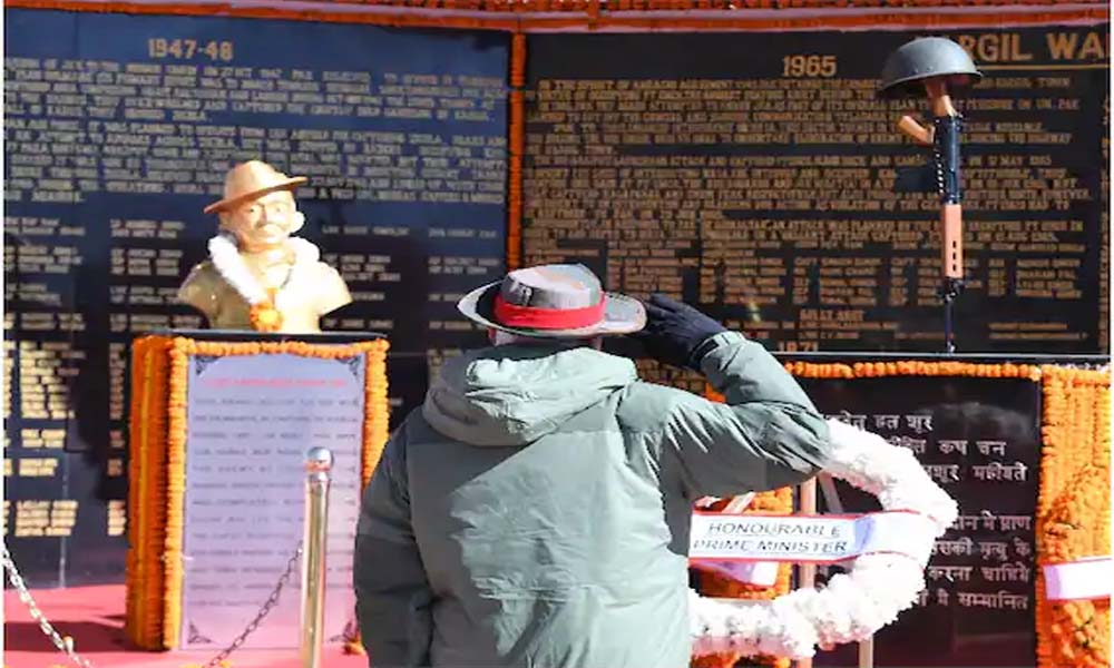 pm modi diwali celebration in kargil