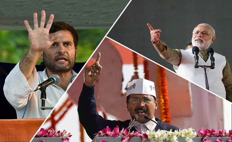 pm modi, rahul gandhi and arvind kejriwal